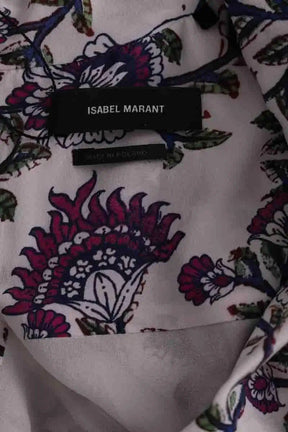 Robe Isabel Marant Bemaya Blanc en Soie