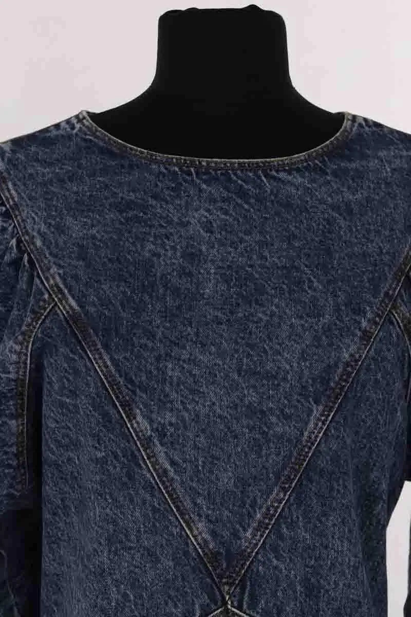 Robe Isabel Marant Bleu en Coton