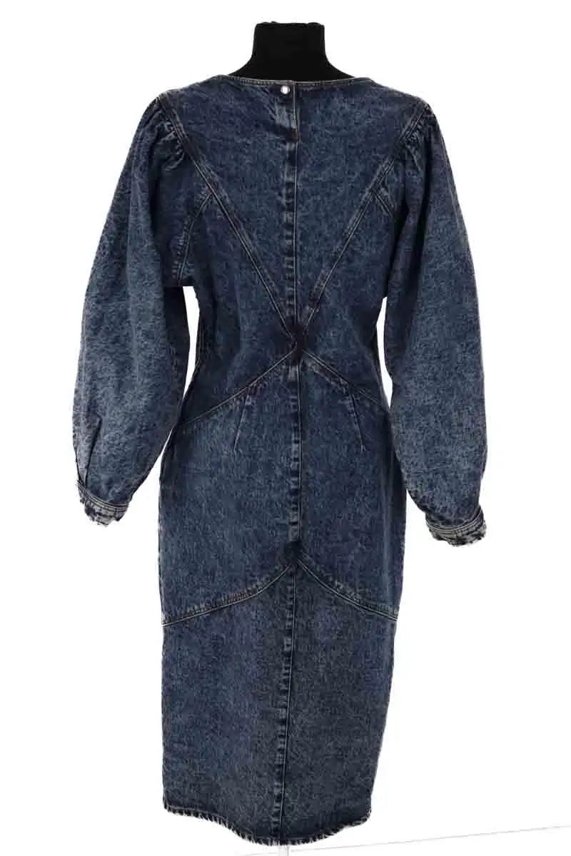 Robe Isabel Marant Bleu en Coton