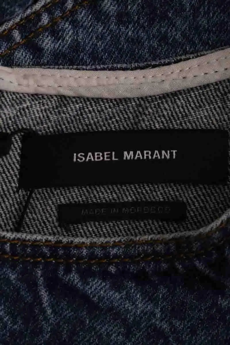 Robe Isabel Marant Bleu en Coton