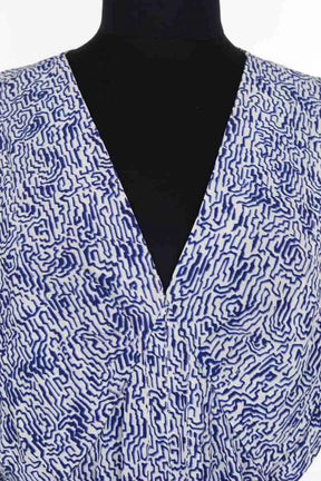 Robe Isabel Marant Bleu en Viscose