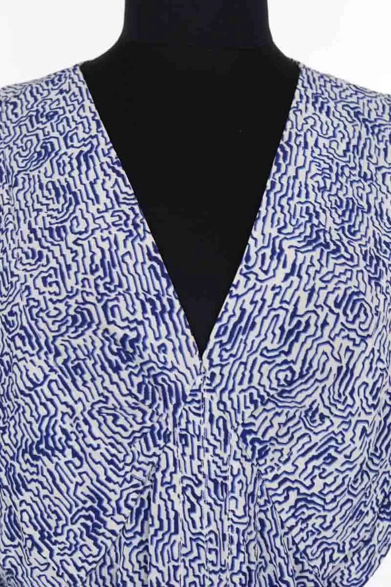Robe Isabel Marant Bleu en Viscose
