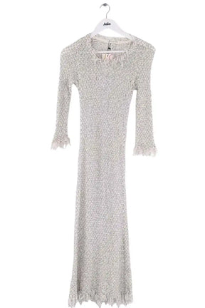 Robe Isabel Marant Étoile Blanc en Coton, taille M - Seconde Main