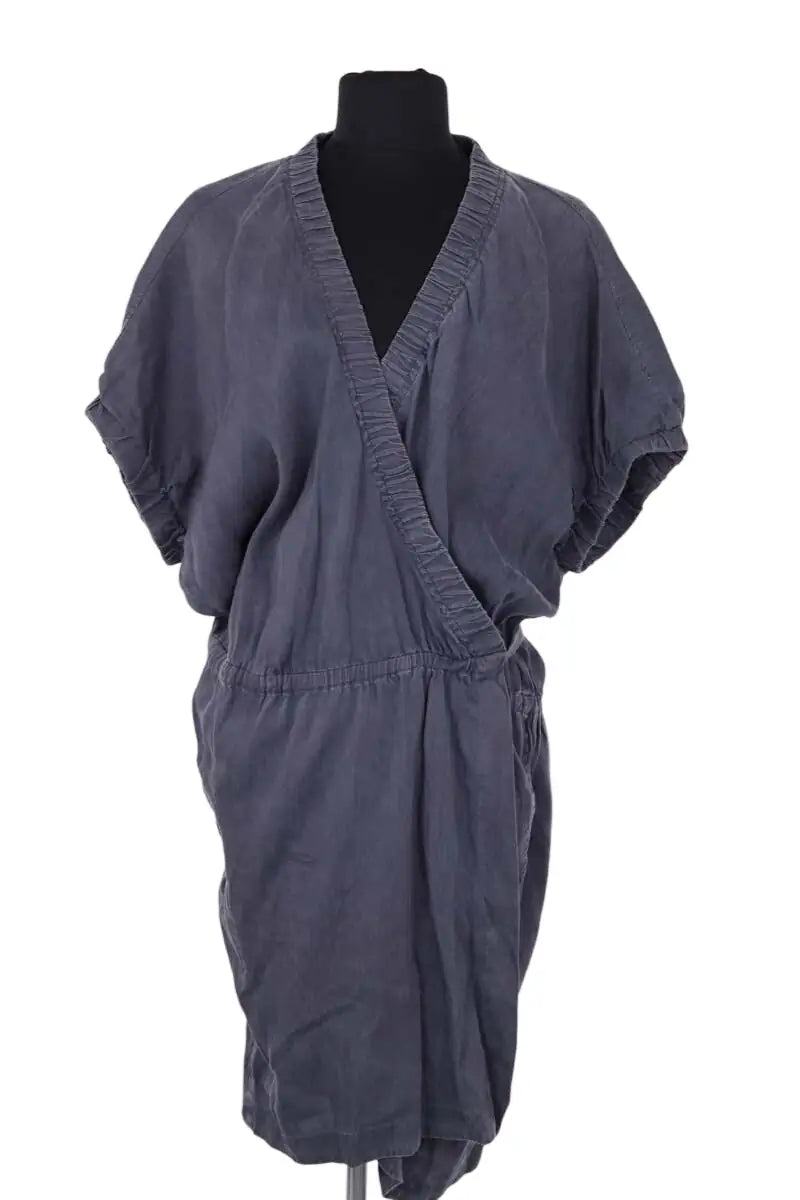 Robe Isabel Marant Étoile Bleu en Lin, taille L - Seconde Main