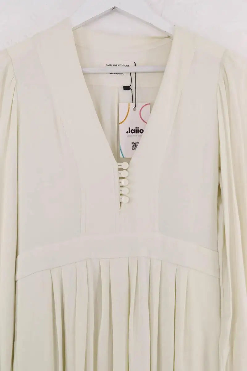 Robe Isabel Marant Étoile Ecru en Synthétique