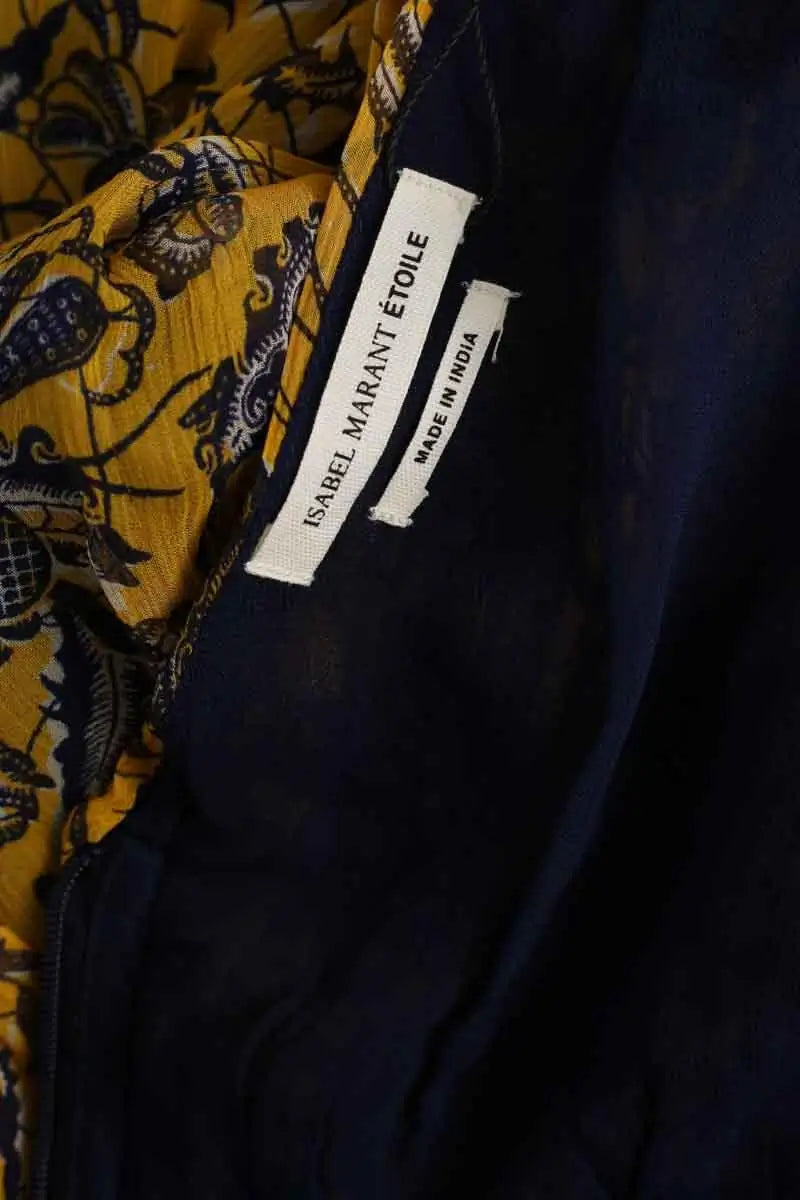 Robe Isabel Marant Étoile Jaune en Soie