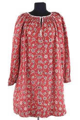 Robe Isabel Marant Étoile Marron en Coton, taille S - Seconde Main
