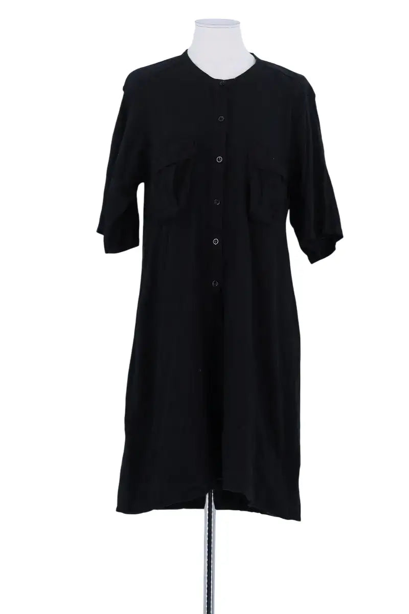 Robe Isabel Marant Étoile Noir en Coton, taille M - Seconde Main