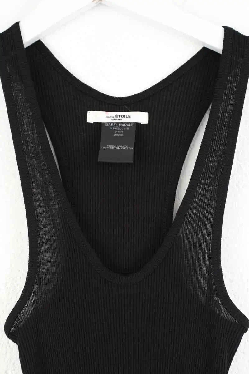 Robe Isabel Marant Étoile Noir en Coton