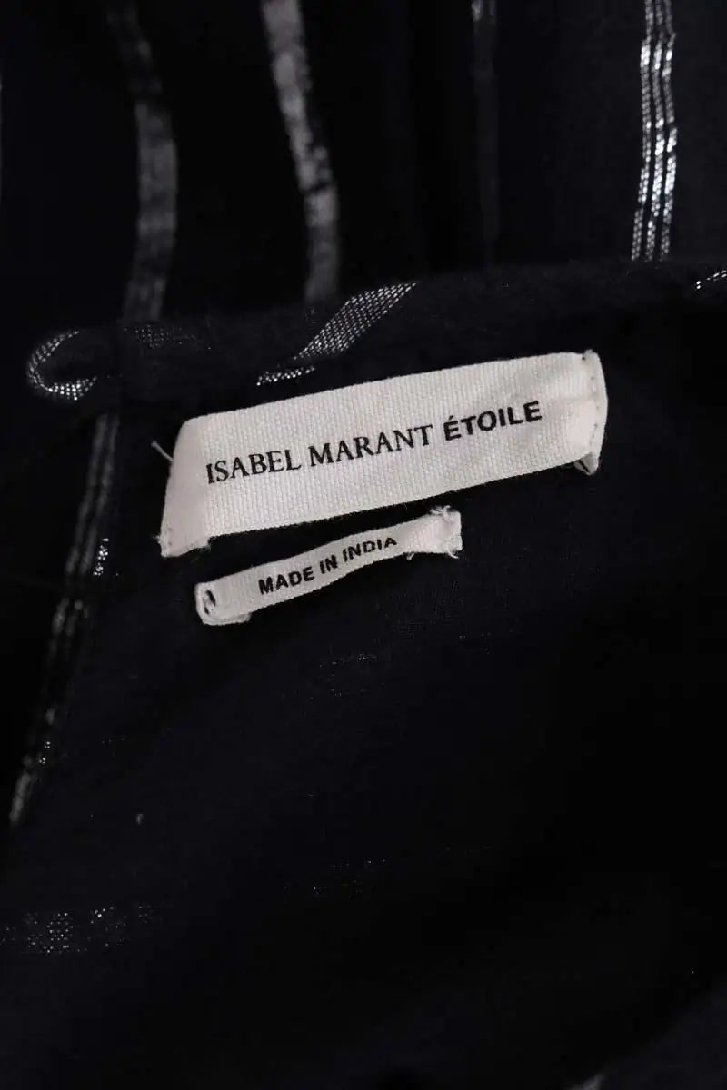 Robe Isabel Marant Étoile Noir en Coton