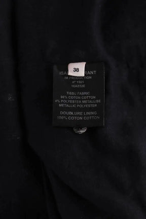 Robe Isabel Marant Étoile Noir en Coton