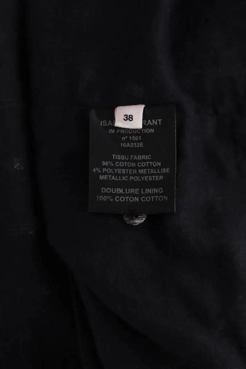 Robe Isabel Marant Étoile Noir en Coton