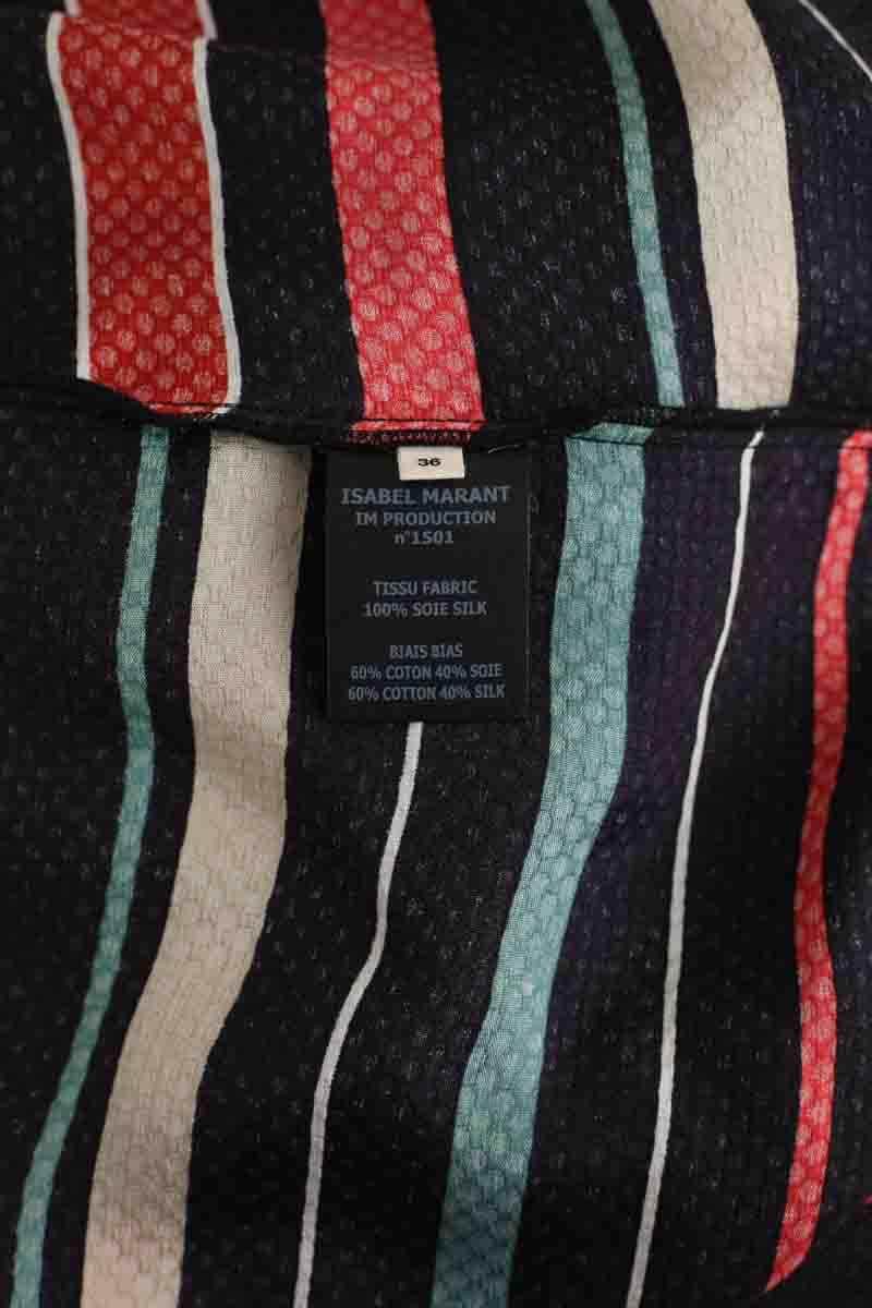 Robe Isabel Marant Étoile Noir en Soie
