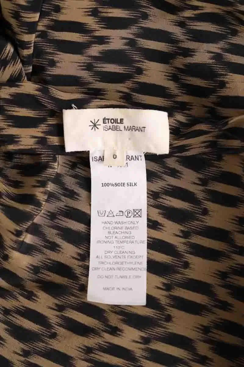 Robe Isabel Marant Étoile Noir en Soie
