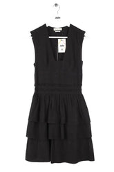 Robe Isabel Marant Étoile Noir en Viscose, taille S - Seconde Main
