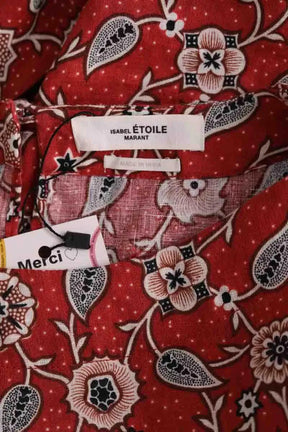 Robe Isabel Marant Étoile Rouge en Lin