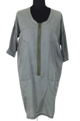 Robe Isabel Marant Étoile Vert en Coton, taille M - Seconde Main