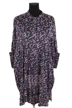 Robe Isabel Marant Étoile Violet en Coton, taille M - Seconde Main