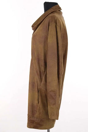 Robe Isabel Marant Kaki en Synthétique