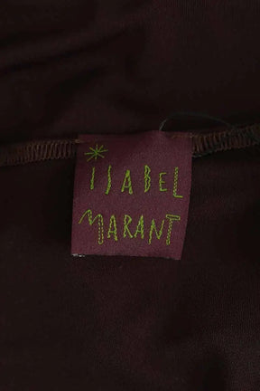 Robe Isabel Marant Marron en Synthétique
