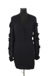 Robe Isabel Marant Noir en Coton, taille M - Seconde Main