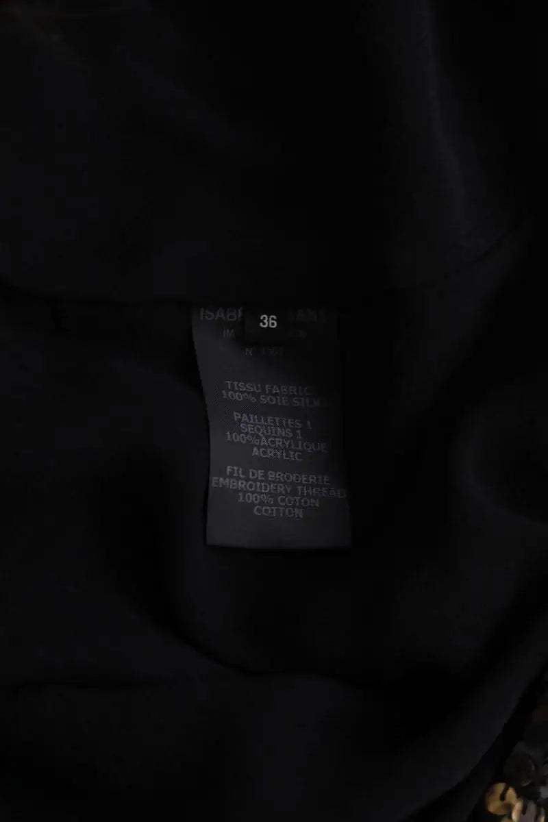 Robe Isabel Marant Noir en Paillettes