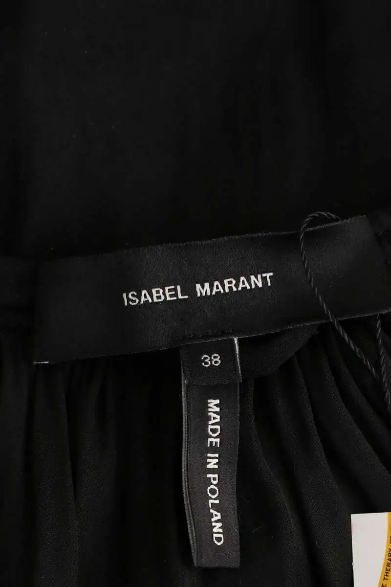 Robe Isabel Marant Noir en Polyester