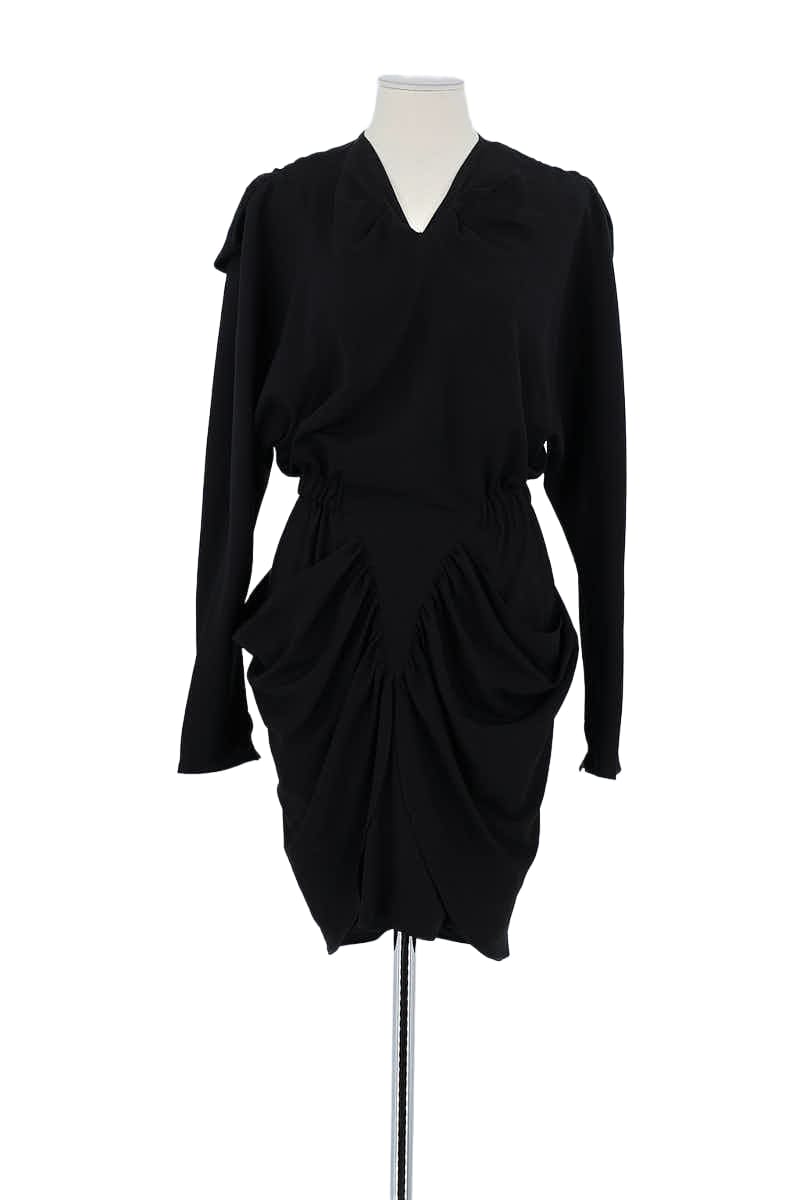 Robe Isabel Marant Noir en Polyester, taille S - Seconde Main