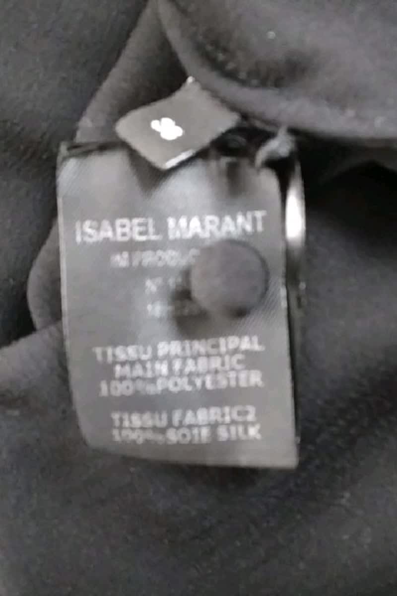 Robe Isabel Marant Noir en Polyester