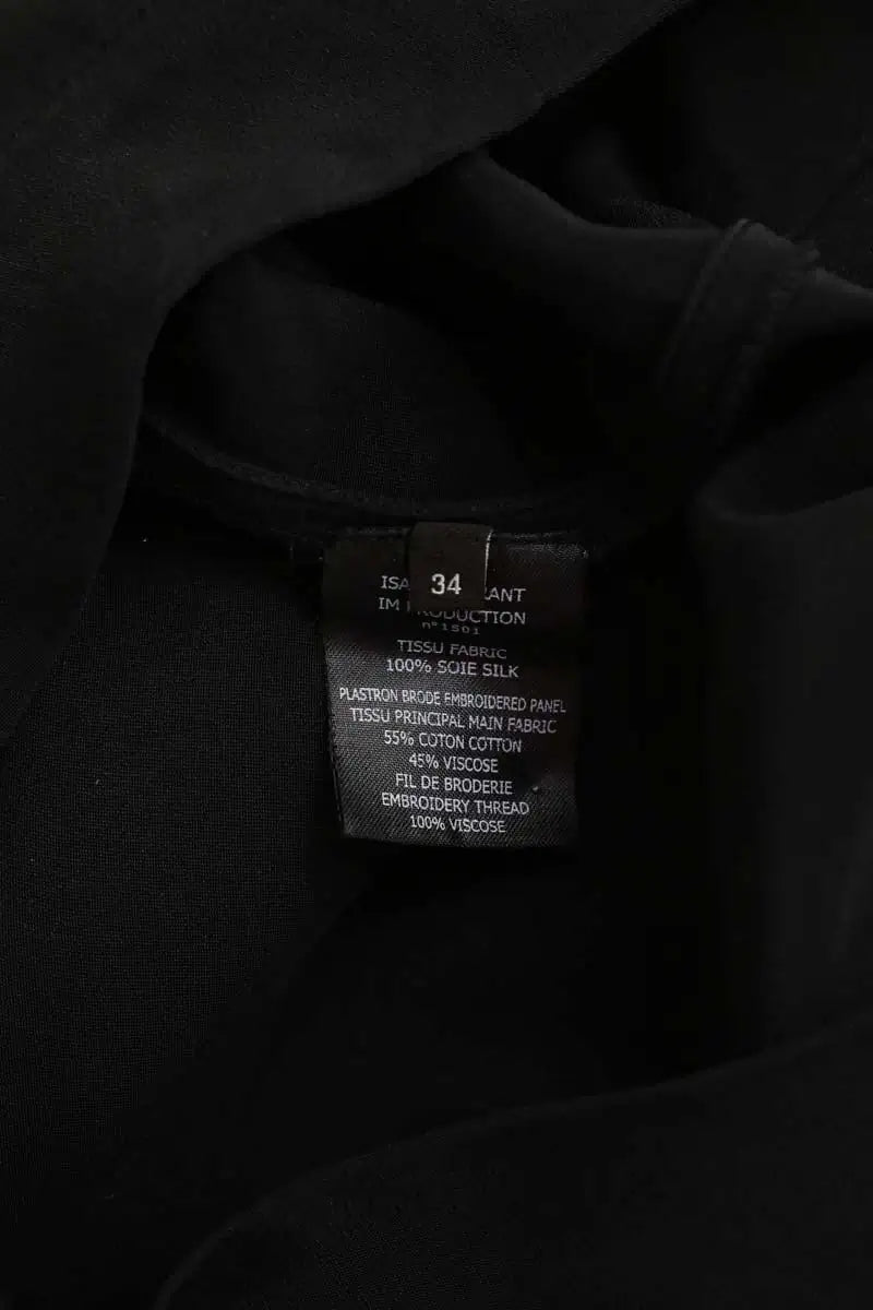 Robe Isabel Marant Noir en Soie