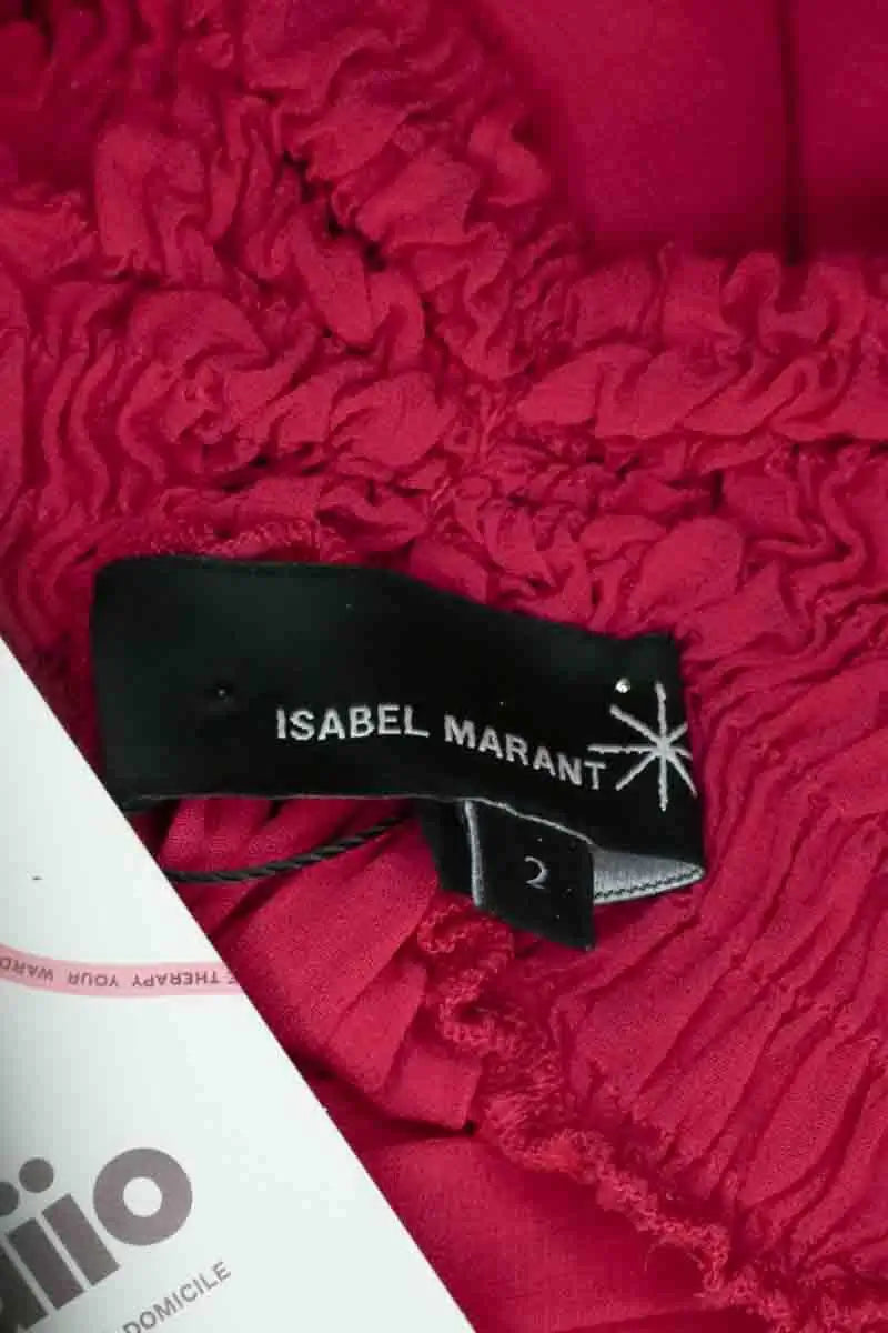 Robe Isabel Marant Rose en Soie