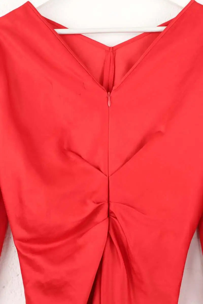 Robe Isabel Marant Rouge en Viscose