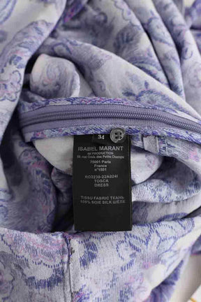 Robe Isabel Marant Violet en Soie