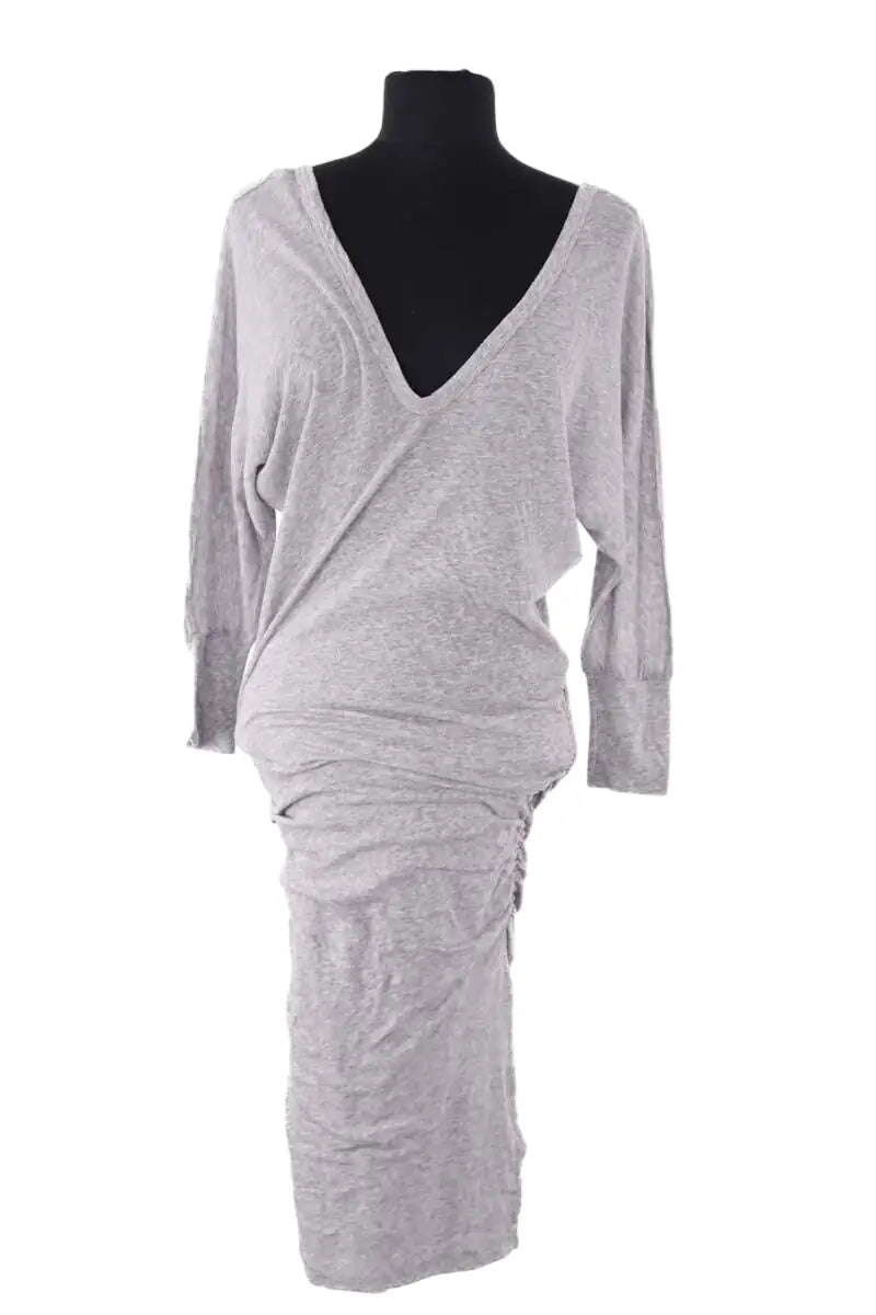 Robe James Perse Gris en Coton, taille S - Seconde Main
