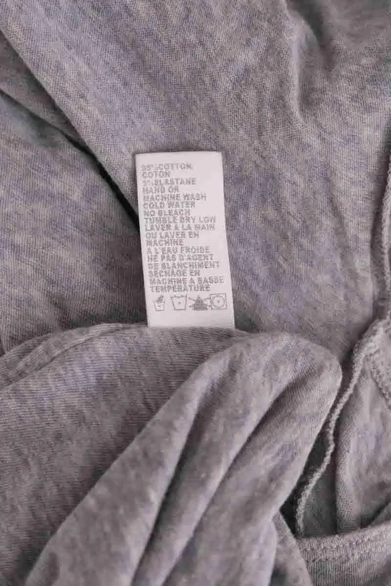 Robe James Perse Gris en Coton