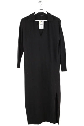 Robe Jeanne Vouland Noir en Synthétique, taille XS - Seconde Main