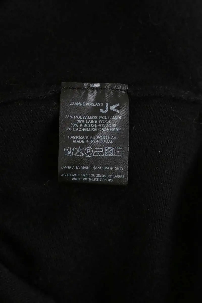 Robe Jeanne Vouland Noir en Synthétique