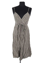 Robe Jil Sander Kaki en Coton, taille XS - Seconde Main