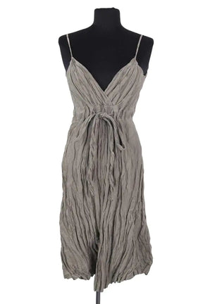 Robe Jil Sander Kaki en Coton, taille XS - Seconde Main