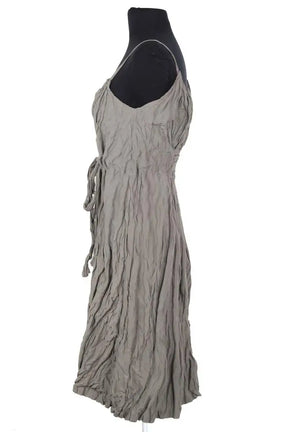Robe Jil Sander Kaki en Coton
