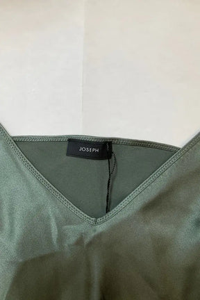 Robe Joseph Clea Vert en Soie