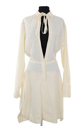 Robe JW Anderson Blanc en Lin, taille S - Seconde Main