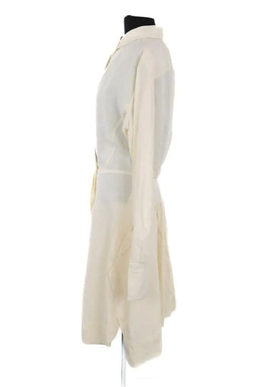 Robe JW Anderson Blanc en Lin