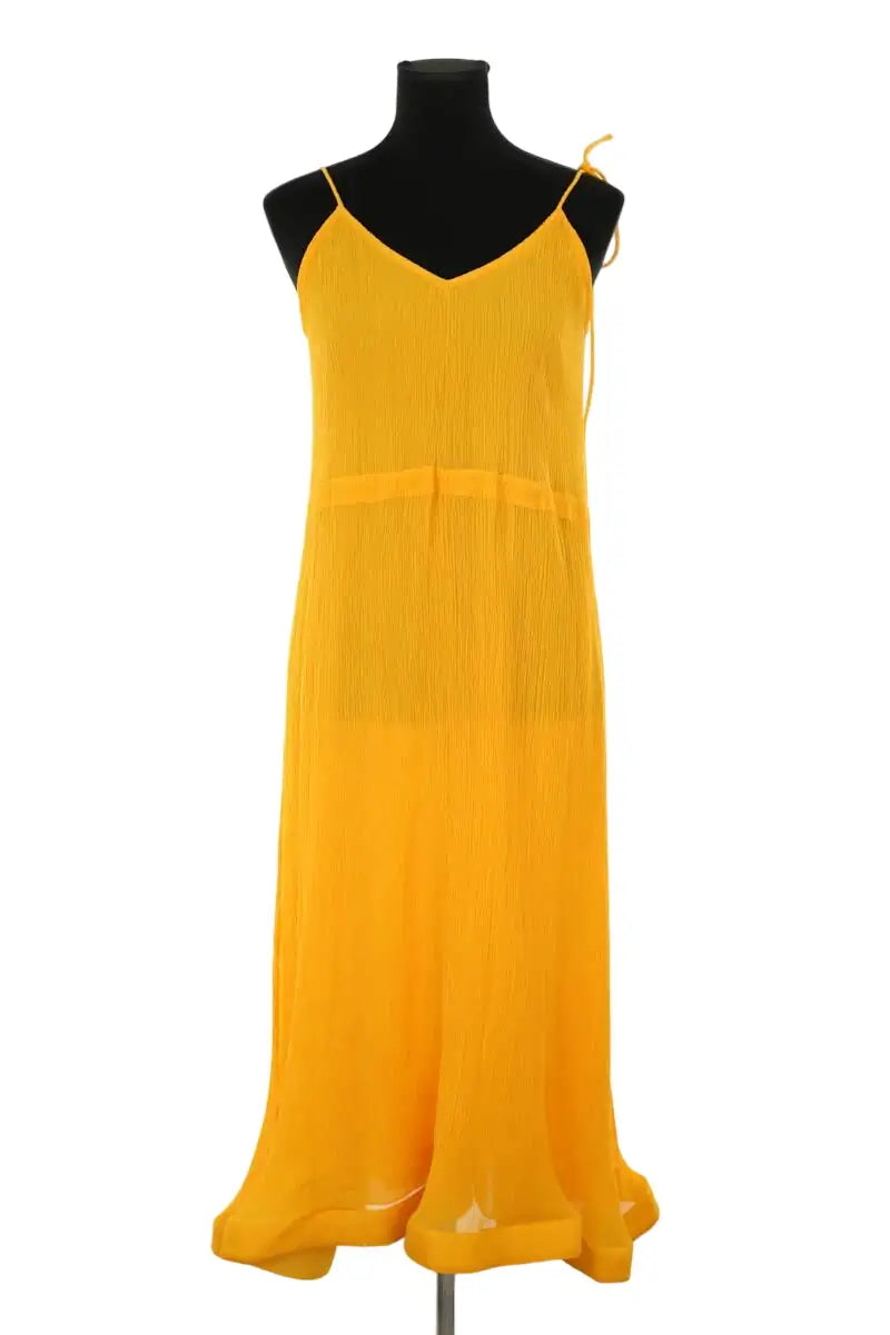 Robe JW Anderson Jaune en Coton, taille S - Seconde Main