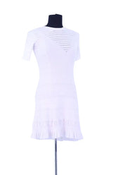 Robe Kenzo Blanc en Synthétique, taille XS - Seconde Main