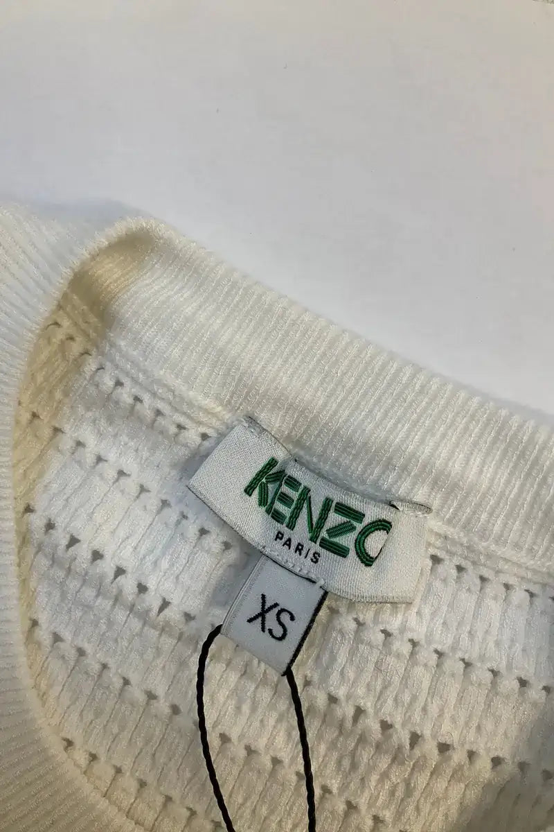 Robe Kenzo Blanc en Synthétique