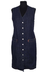 Robe Kenzo Bleu en Coton, taille M - Seconde Main