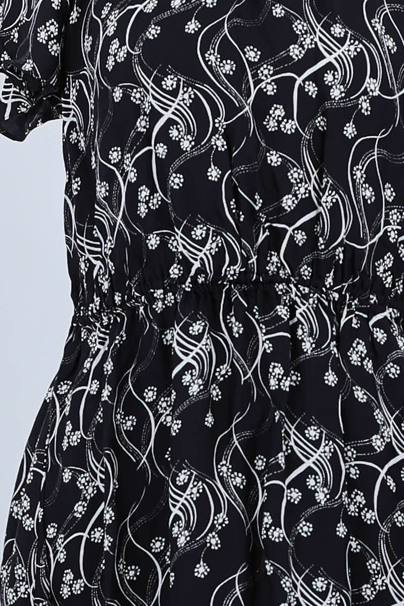 Robe Kenzo Noir en Viscose