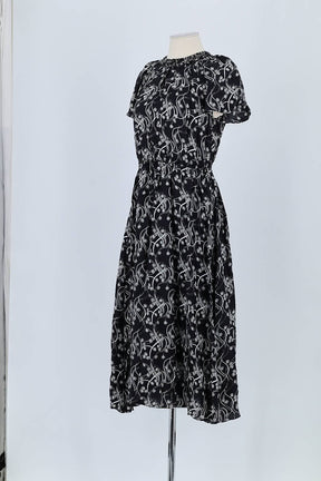 Robe Kenzo Noir en Viscose