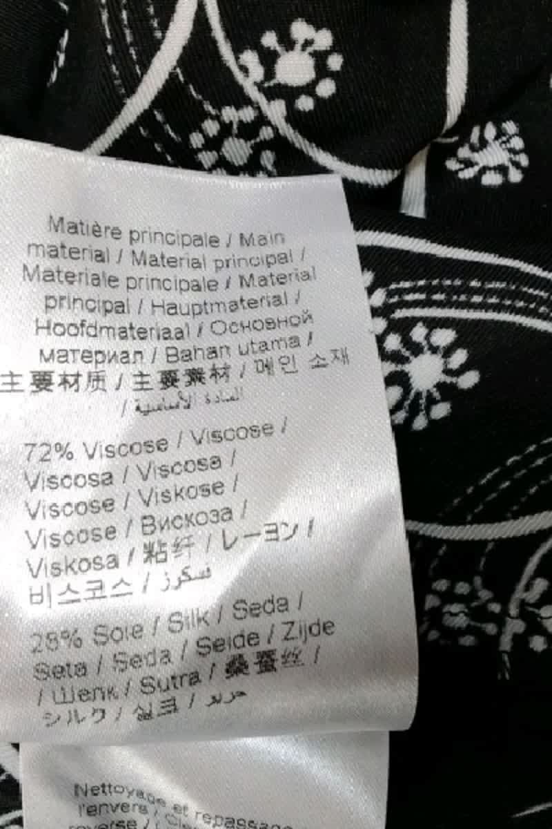Robe Kenzo Noir en Viscose